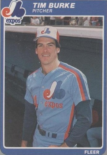 1985 Fleer Update - Tim Burke #U-14