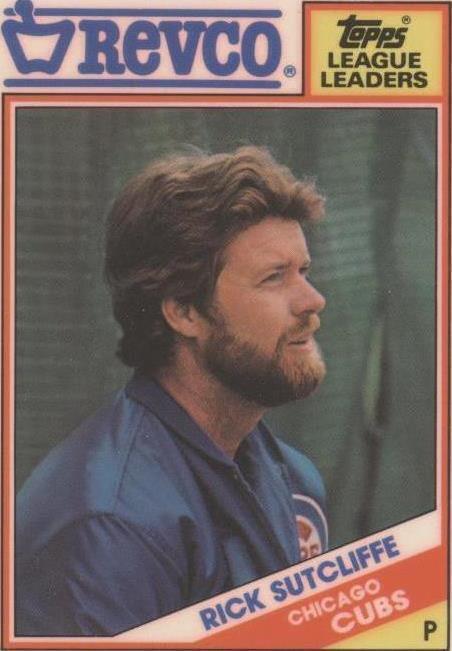 Topps Revco League Leaders 1988 - Rick Sutcliffe #9