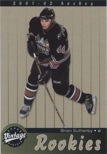 2001-02 Upper Deck Vintage - Brian Sutherby #300