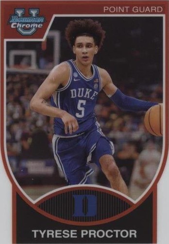 2023-24 Bowman University Chrome - Tyrese Proctor #07B-30