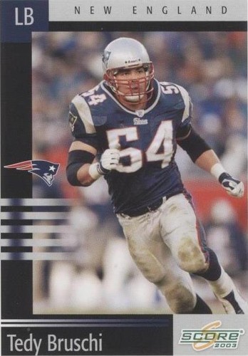 2003 Score Tedy Bruschi #84