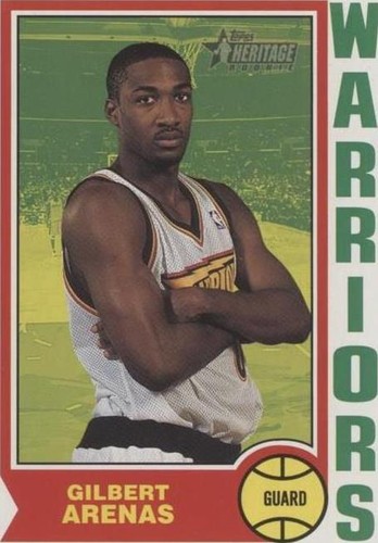 2001-02 Topps Heritage - Gilbert Arenas #187