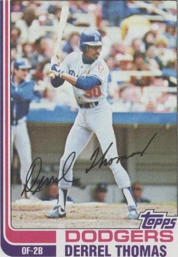 1982 Topps - Derrel Thomas #348