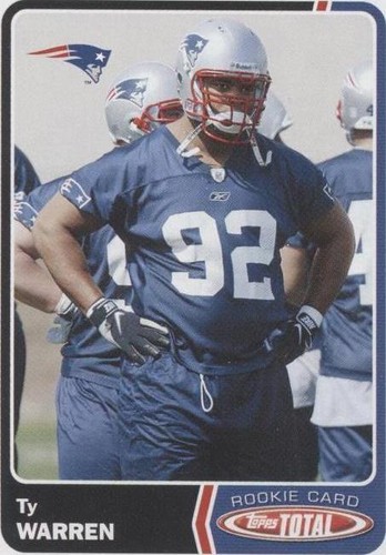 2003 Topps Total Ty Warren #467