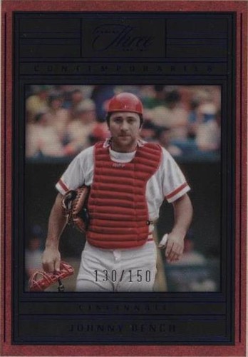 2023 Panini Three and Two - Johnny Bench #C-JB