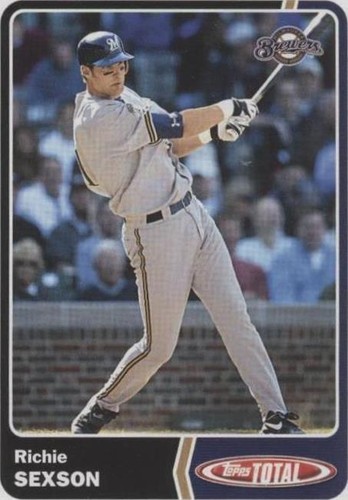 2003 Topps Total - Richie Sexson #765