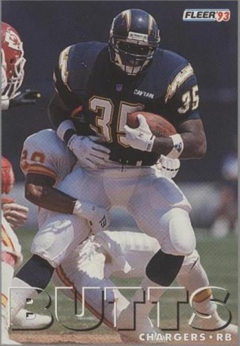 1993 Fleer Shell FACT (Football & Academics: A Championship Team) Marion Butts #56