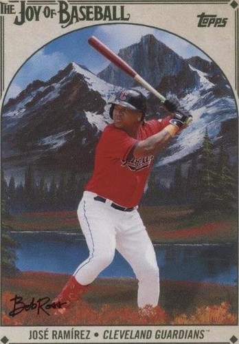 2023 Topps X Bob Ross The Joy of Baseball - Jose Ramirez #18