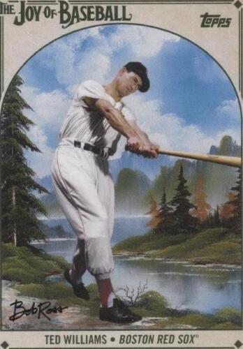 2023 Topps X Bob Ross The Joy of Baseball - Ted Williams #12