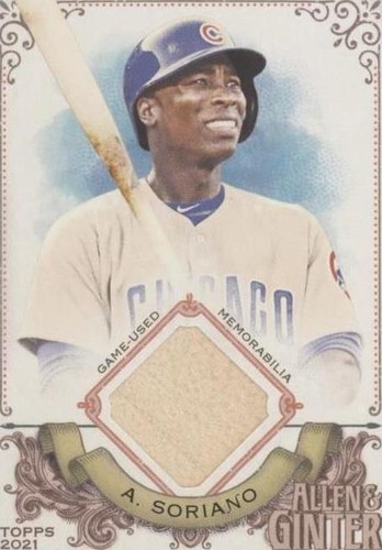 2021 Topps Allen & Ginter's - Alfonso Soriano #AGA-AS