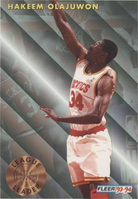 Fleer 1993-94 - Hakeem Olajuwon #225