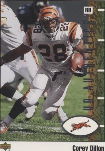 2002 UD Authentics Corey Dillon #17