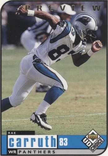 1998 Upper Deck UD Choice Preview Rae Carruth #26