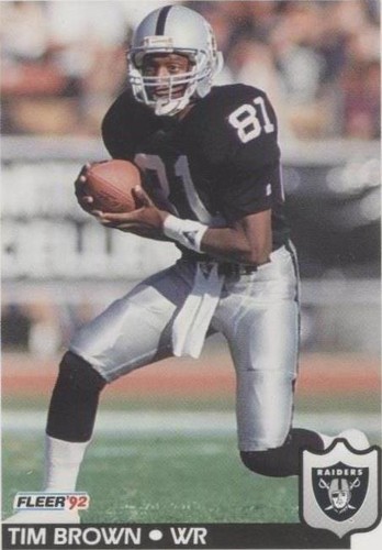 1992 Fleer Tim Brown #191