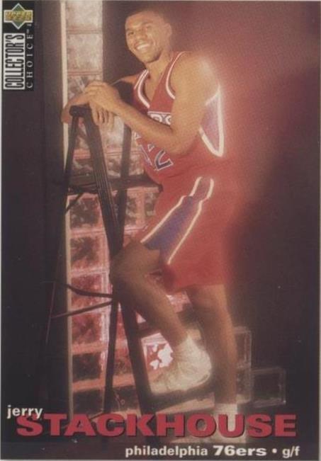 1995-96 Upper Deck Collector's Choice International Spanish II - Jerry Stackhouse #72