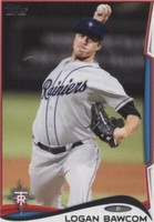 2014 Topps Pro Debut - Logan Bawcom #80