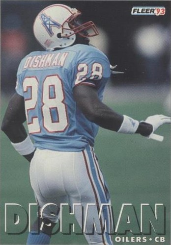 1993 Fleer Cris Dishman #443