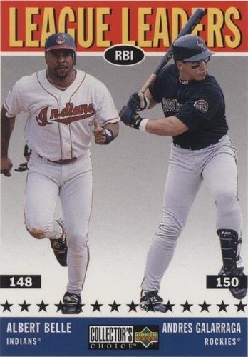 1997 Upper Deck Collector's Choice - Albert Belle Andres Galarraga #58