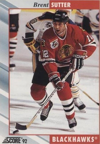 1992-93 Score - Brent Sutter #112