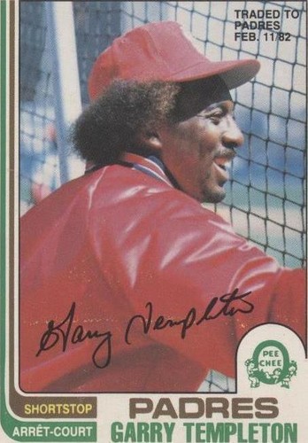 1982 O-Pee-Chee - Garry Templeton #288