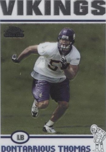 2004 Topps Chrome Dontarrious Thomas #187