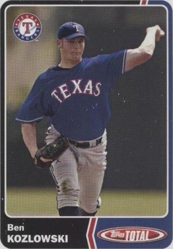 2003 Topps Total - Ben Kozlowski #543