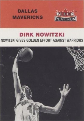 2001-02 Fleer Platinum - Dirk Nowitzki #211