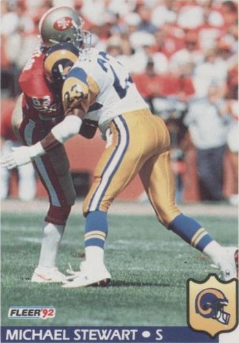 1992 Fleer Michael Stewart #219