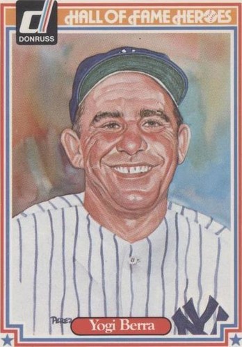 1983 Donruss Hall of Fame Heroes - Yogi Berra #24
