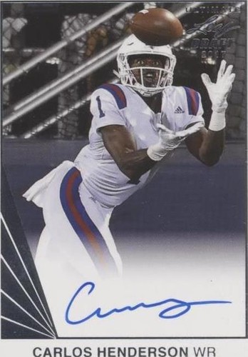 2017 Leaf Ultimate Draft Carlos Henderson #UBA-CH1