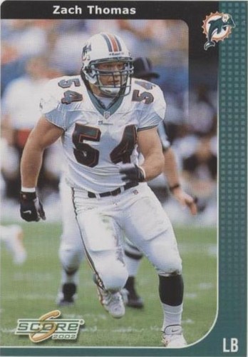 2002 Score Zach Thomas #121
