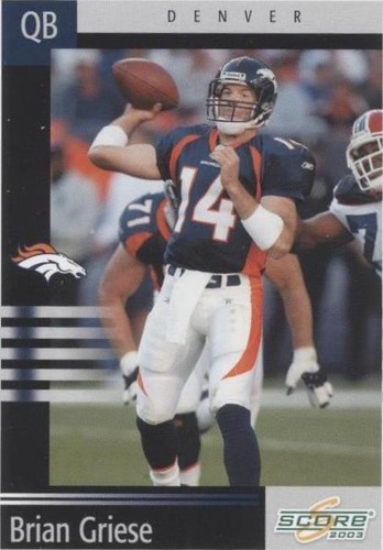 2003 Score Brian Griese #36