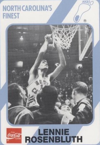 1989-90 Collegiate Collection/Coca-Cola North Carolina's Finest - Lennie Rosenbluth #43