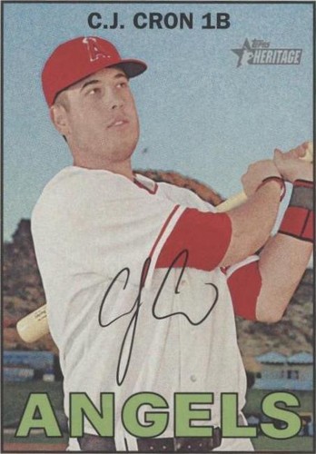 2016 Topps Heritage - C.J. Cron #58