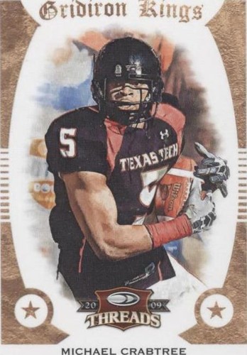 2009 Donruss Threads Michael Crabtree #37