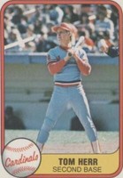 1981 Fleer - Tom Herr #550
