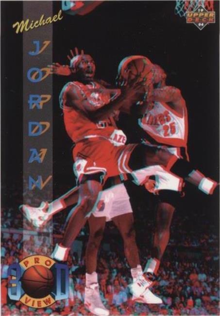 1993-94 Upper Deck Pro View 3D - Michael Jordan #23