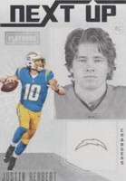 2020 Panini Playbook Justin Herbert #NU-3