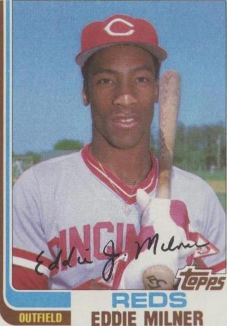 1982 Topps Traded - Eddie Milner #72T