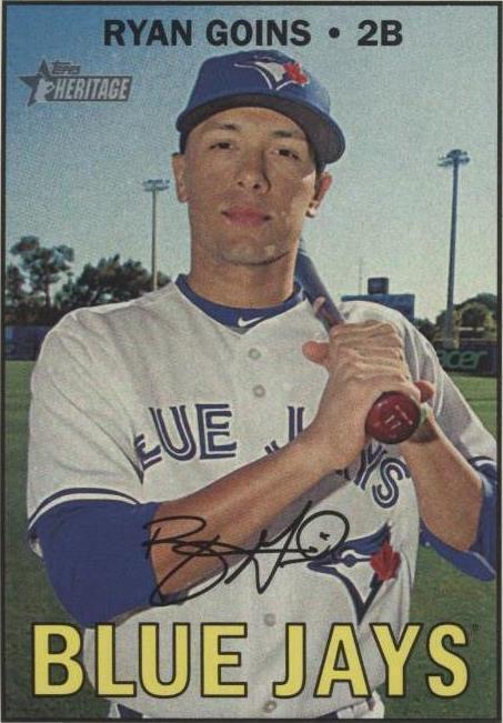 2016 Topps Heritage High Number - Ryan Goins #563