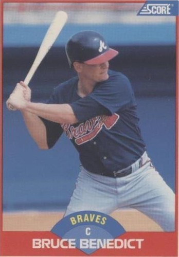 1989 Score - Bruce Benedict #502