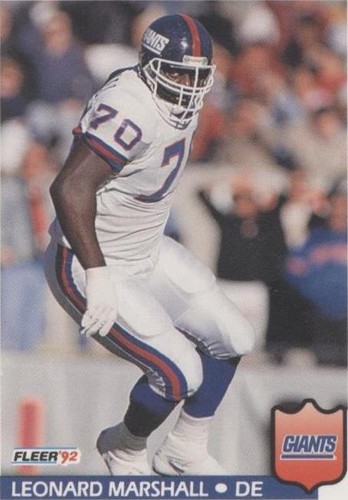 1992 Fleer Leonard Marshall #297