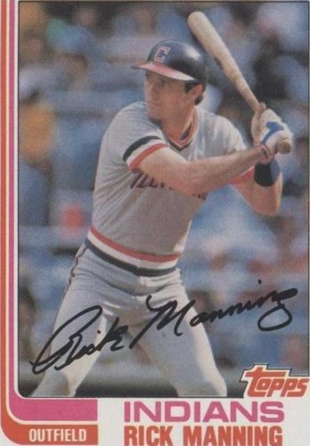 1982 Topps - Rick Manning #202