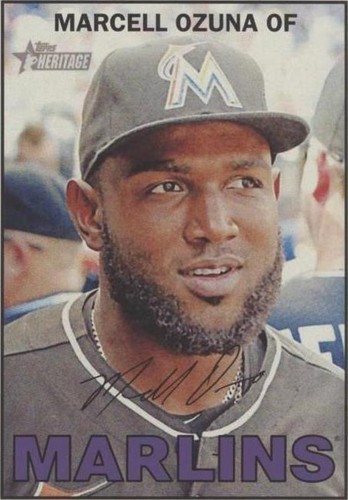 2016 Topps Heritage - Marcell Ozuna #373