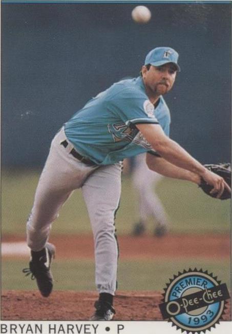 1993 O-Pee-Chee Premier - Bryan Harvey #90