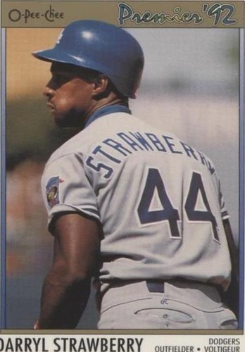 1992 O-Pee-Chee Premier Baseball Card #179 Darryl Strawberry | eBay