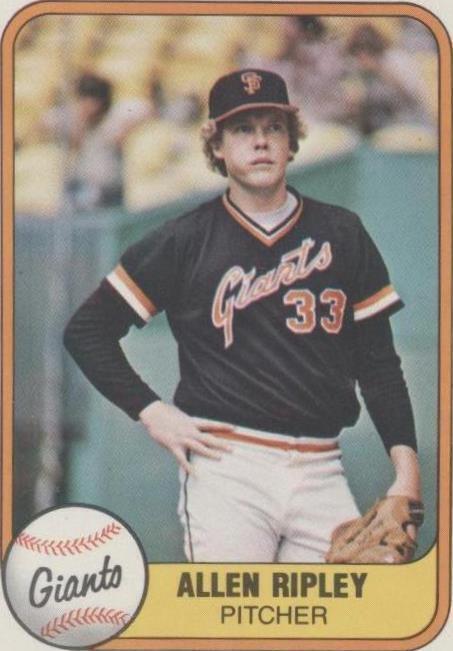 Fleer 1981 - Allen Ripley #454