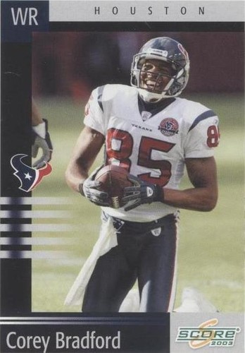 2003 Score Corey Bradford #43