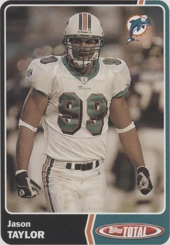 2003 Topps Total Jason Taylor #189