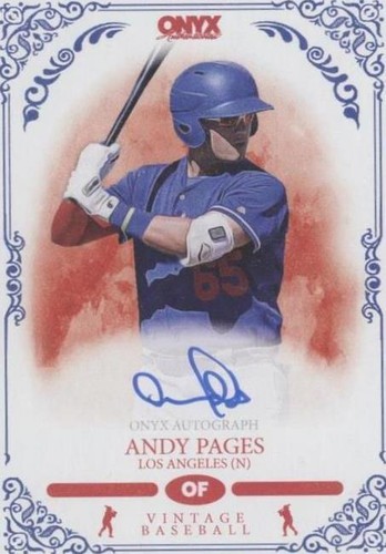 2022 Onyx Vintage - Andy Pages #VAAP